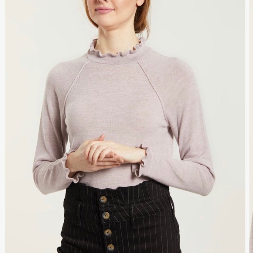 NWT Free People Lilac Merino Wool Sweater